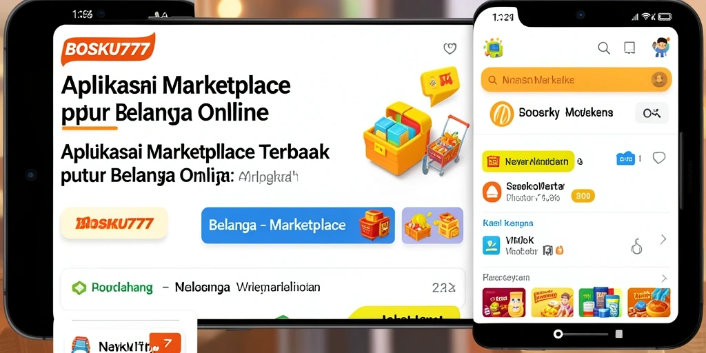 Antarmuka aplikasi BOSKU777 yang intuitif dan user-friendly untuk belanja online.