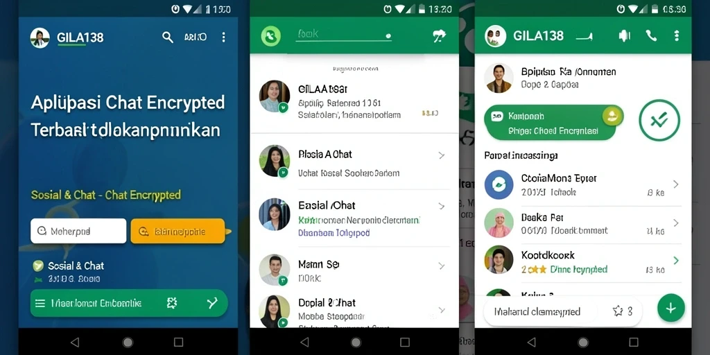 Tampilan antarmuka aplikasi GILA138 yang modern dan aman.