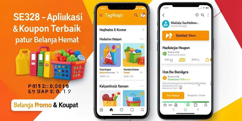 Tampilan antarmuka SE328 dengan berbagai kupon dan promo menarik.