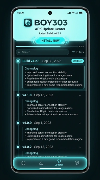 Riwayat Versi boy303 untuk Pengguna Android